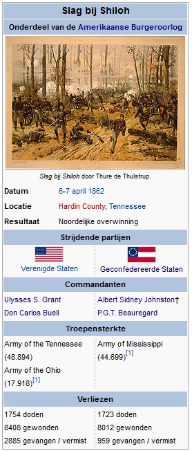 Slag bij Shiloh 6-7 april 1862