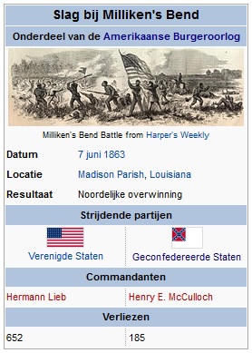 Slag bij Milliken's Bend 7-6-1863